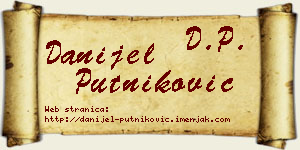 Danijel Putniković vizit kartica